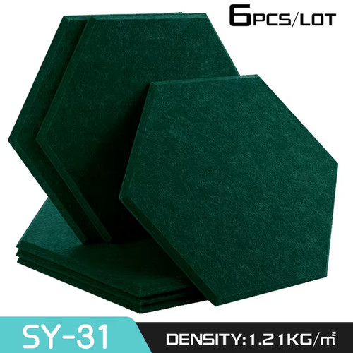6pcs hexagon acoustic - 6pcs,