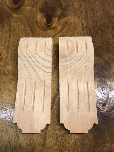 Wooden corbels pair - wooden, 1