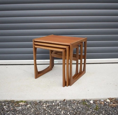 Mid century teak plan nest - teak,