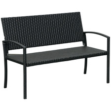 Outsunny Patio Rattan 2 Seater