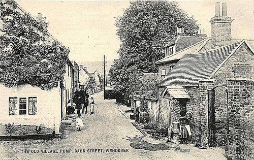 Postcard wendover old - postcard,