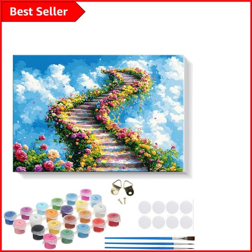 Sky road diy paint numbers - diy,