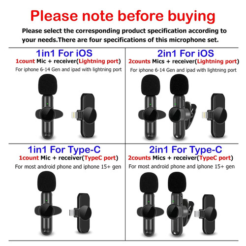 Wireless lavalier microphone - wireless,