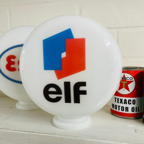 Elf mini gas pump globe - gas, oil