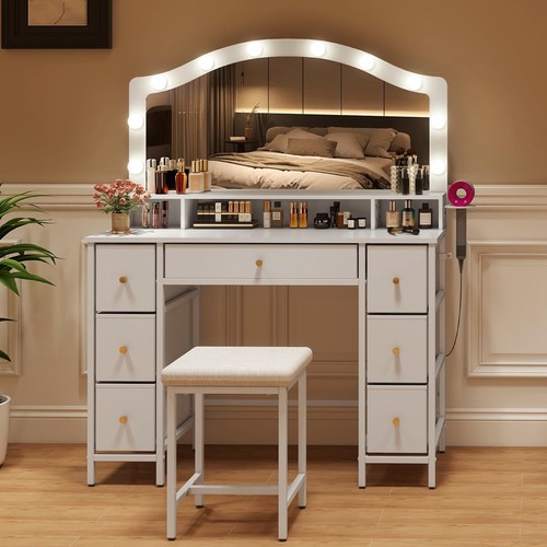 Dressing table with - table,
