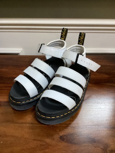 Ladies white doctor - white, martens