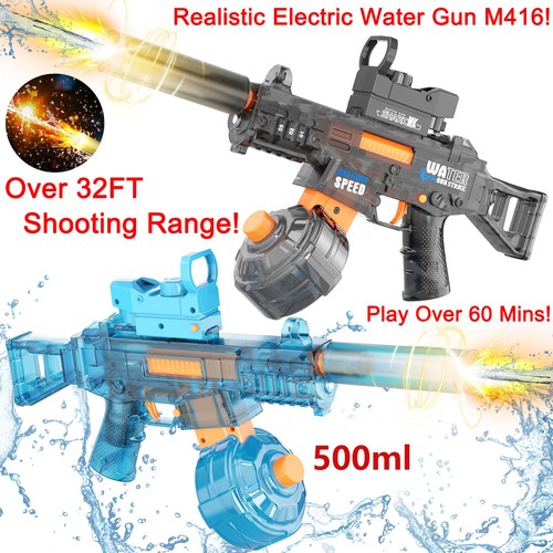 Electric water gun realistic - water,