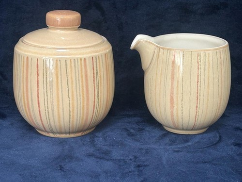 Denby caramel stripes - milk, jug