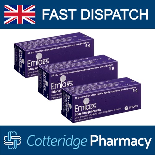 Emla cream 3x5g packs - cream,