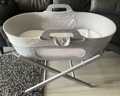 Snuzbaskit moses basket - snuzbaskit, grey
