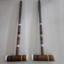 Vintage Wooden Croquet Mallets