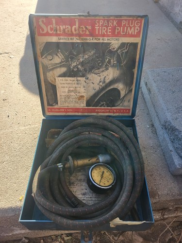 Vintage schrader spark plug - spark,