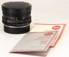 LEITZ SUMMICRON-R 50mm F2 LENS (1976) S.N.2865645, 3-CAM