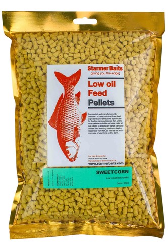 Sweetcorn low oil feed pellets