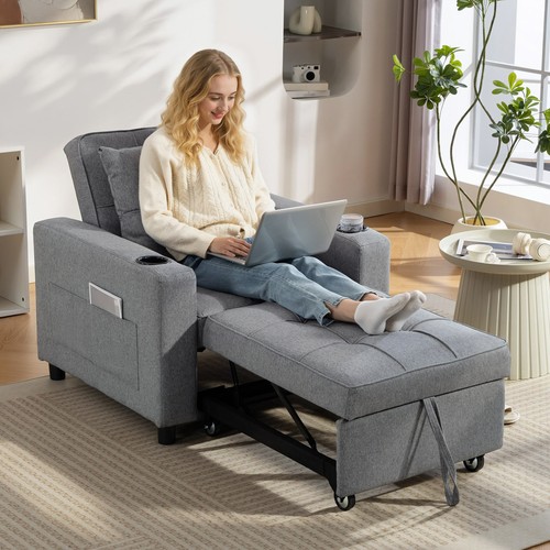 Homcom 3in1 sofa bed - sofa,