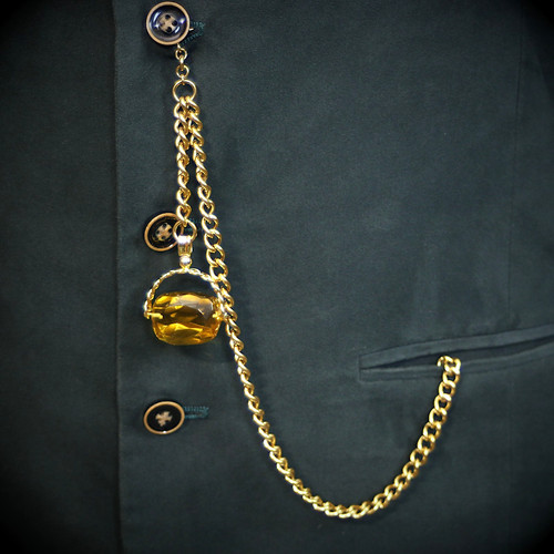Gold plated pocket - plated, watch