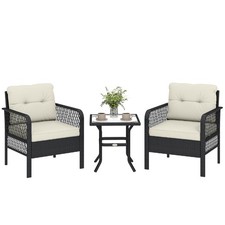 Outsunny 3 Pieces Rattan