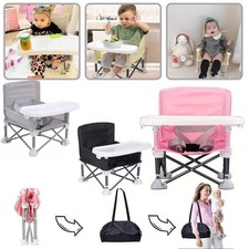 Travel Booster Seat Compact Folding High Chair Children's Baby Travel Armchair~