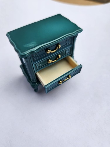 Dolls house miniature teal - dolls,