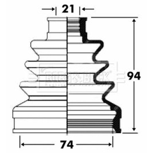Borg beck drive shaft - borg,