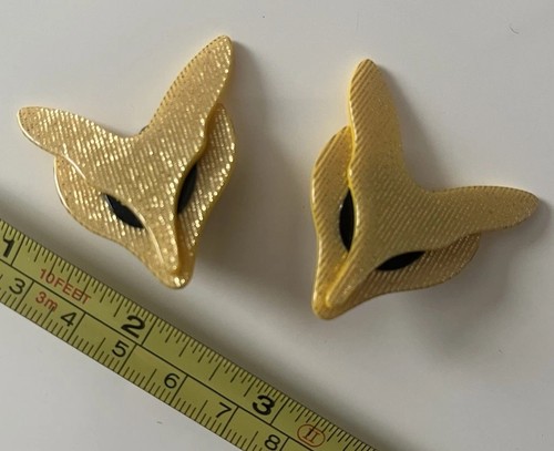 Lea stein fox earrings - stein,