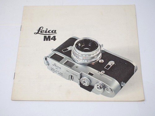 Leica camera sales brochure - m4,