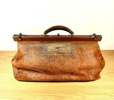 VINTAGE  leather GLADSTONE