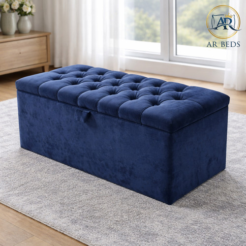 Ottoman storage box blanket - box,