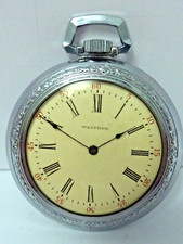 Antique 1896 to 1898 American Waltham Watch Co. 7j Pocket Watch, 6sz 4U2FIX