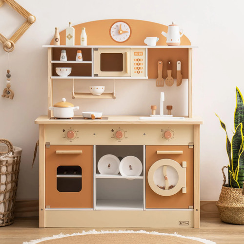 Robud wooden play kitchen kids - wooden,