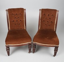 Pair Of Victorian Mahogany