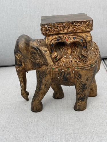 Ornate vintage indian wooden - indian,
