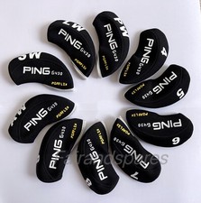 Black Neoprene Golf Iron