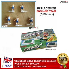 Tomy Super Cup Football Game Spares REPLACEMENT ENGLAND Team 5x Painted Players
