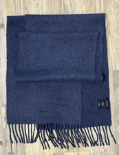 GANT 100% wool scarf blue
