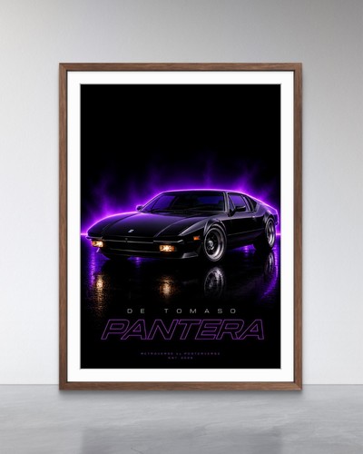 Tomaso pantera retro car - de,