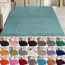 Living Room Soft Shaggy Rugs 45mm Pile Height Small - Extra Large in 22 Colours