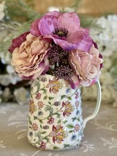 Minton Haddon Hall Table Jug Pitcher ONE PINT Green Trim EXCELLENT!