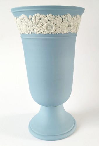 Wedgwood blue jasper - jasper, vase