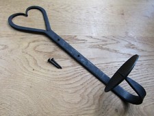 Hand Forged Blacksmith Vintage Rustic Candle holder Wall Sconce Gothic Cottage