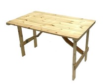 Wooden trestle table folds flat, DIY Table, Exhibition Tables- 4ft x 2ft6