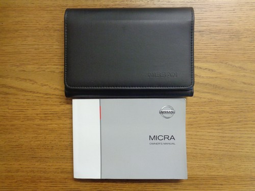 Nissan micra owners handbook - nissan,