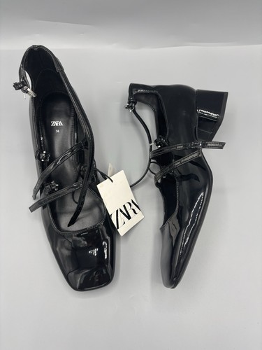 Zara black heels brand - black,