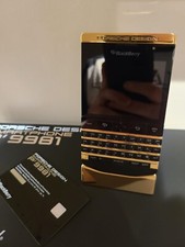 BlackBerry Porsche Design P9981 24k GOLD EDITION,works in US,full pack,VIP