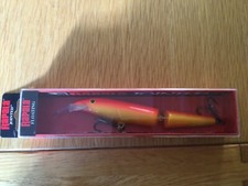 Rapala Jointed Floating Lure - 13cm - Gold FI Red - J-13.