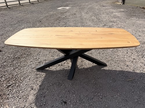 Solid oak danish oval dining - danish,