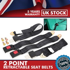 Black 2Pcs Universal 2 Point