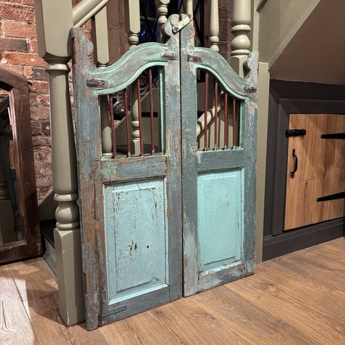 Pair vintage wooden gates - pair, of