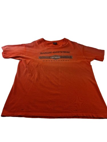 Harley davidson orange graphic - harley,