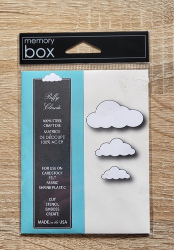 Memory box dies puffy - puffy, clouds